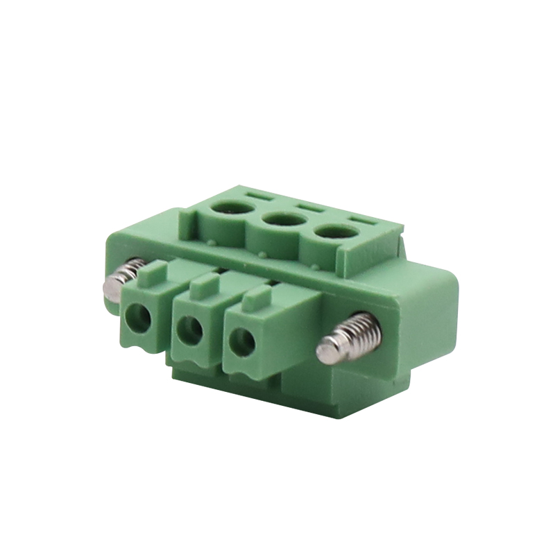 Roheline klemmiplokk 3,81 mm PCB jaoks